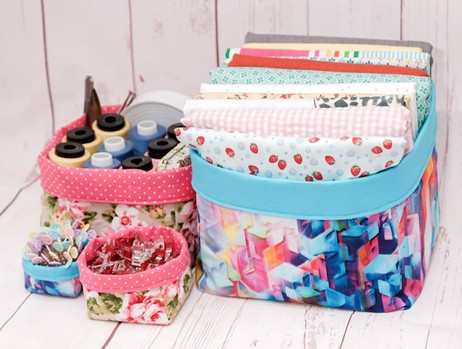 Fabric Baskets for Attractive Functional Organization